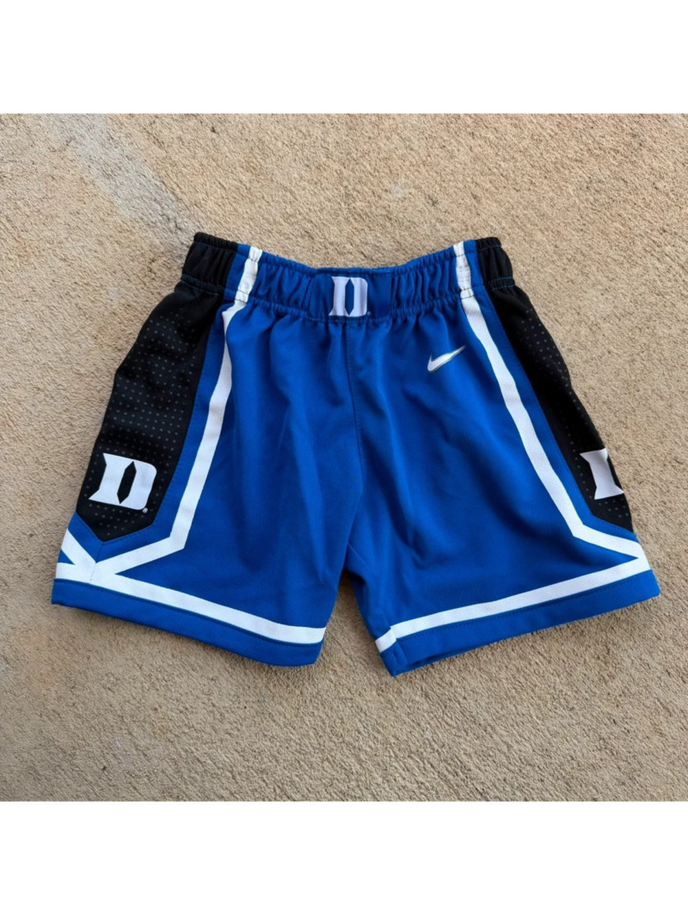 Nike Toddler 2T Duke Blue Devils Basketball Shorts Royal Blue Black